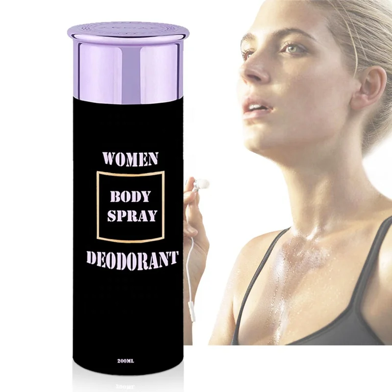 200ml Hot Sale Private Label Women Quality Fragrance Body Spray Smelling Deodorant Spray For Ladies