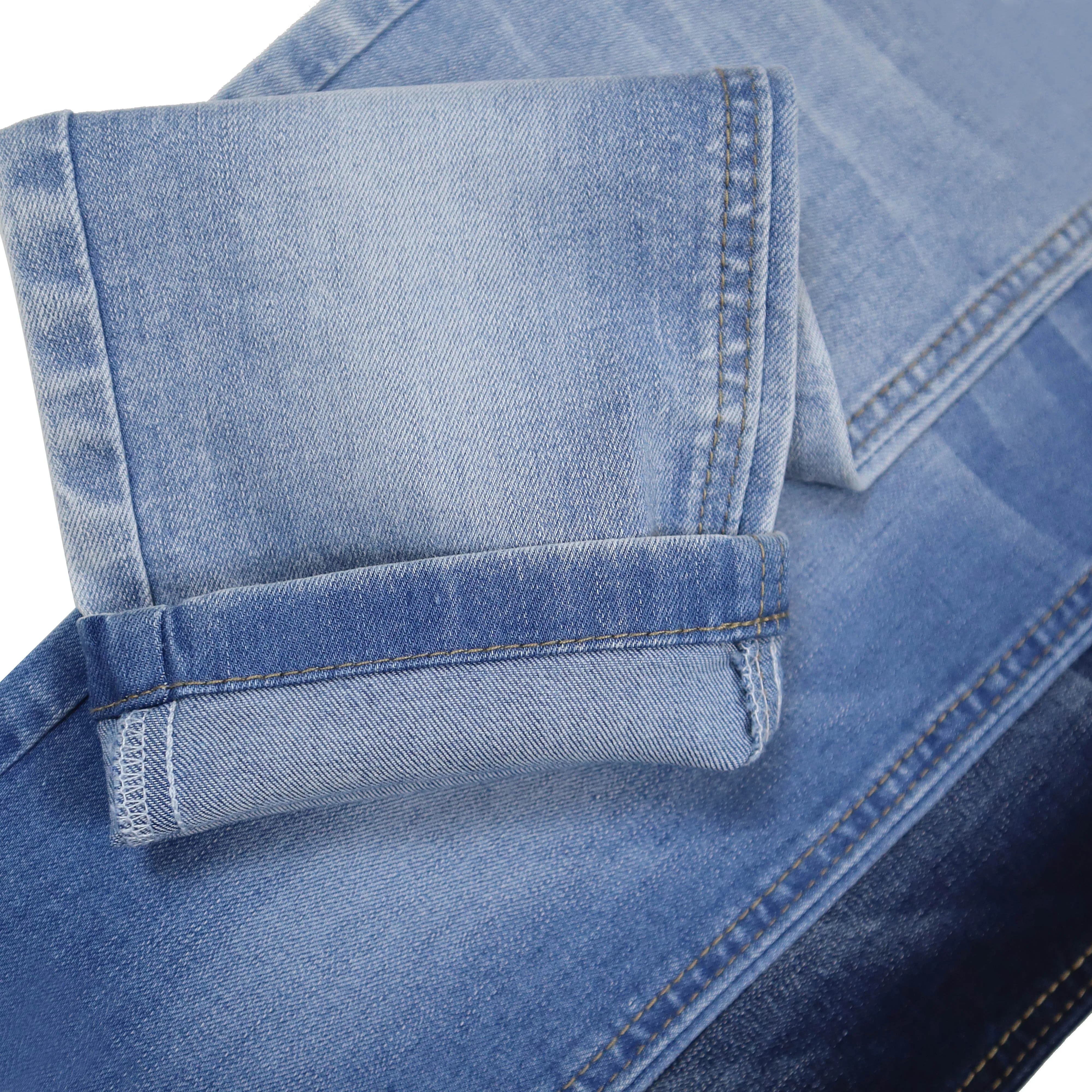 CF-RL823 Cotton Poly Turkey Denim Jeans Fabric Textile And Selvedge Denim Fabric