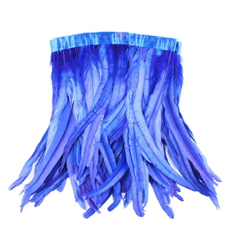 Cheapest Colorful Dyed Rooster Schlappen Feather Trim