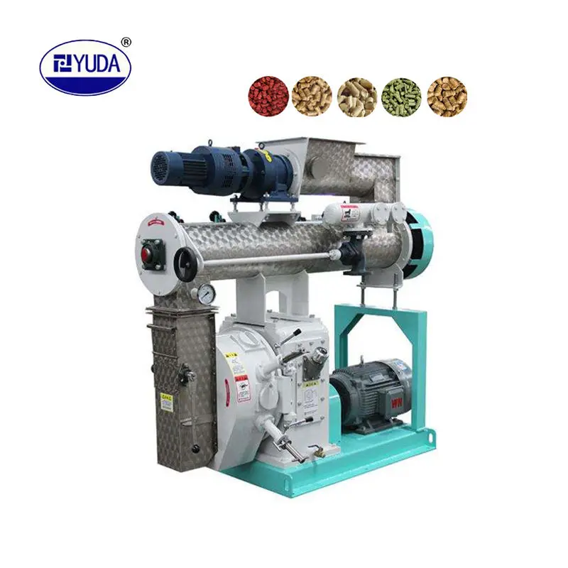 0.5-1.5 T/H Chicken Poultry Feed Pellet Machine Livestock & Animal Feed Factory Equipment Cattle Sheep Horses Poultry Farming