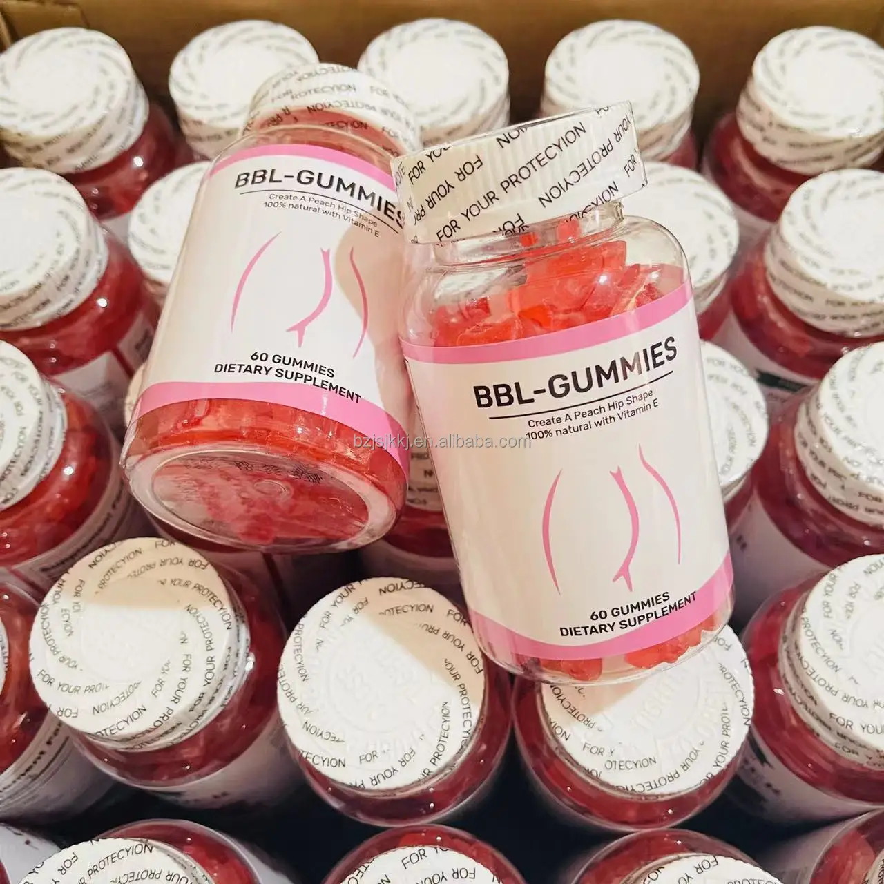 Butt Enlargement Gummies Sugar Free Butt and Hip Enlargement Gummy Pectin Natural BBL Gummies for women