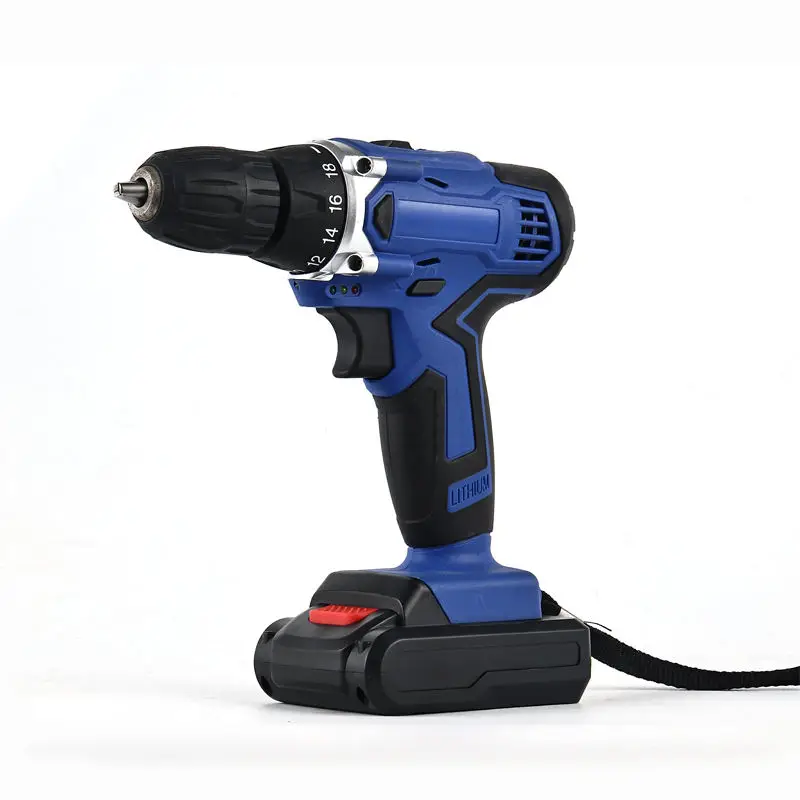 Cle A Choc Electrique Professionnel Industry Power Screwdriver 18Volt Li-Ion Battery Charging Electric Impact Wrench