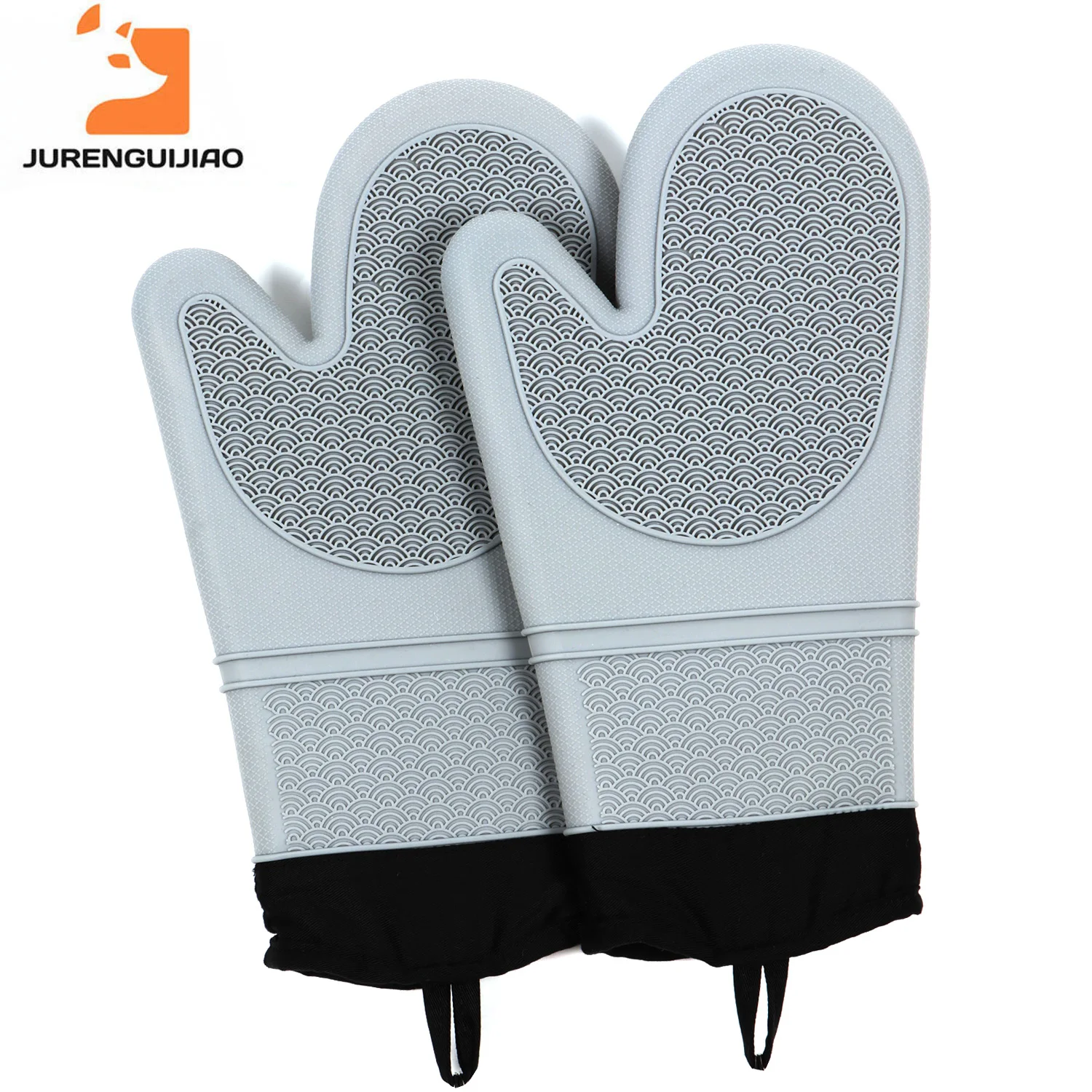 2021 Hot Selling Newest Design Oven Mitt with Quilted Liner Silicone Oven Gloves for Kitchen