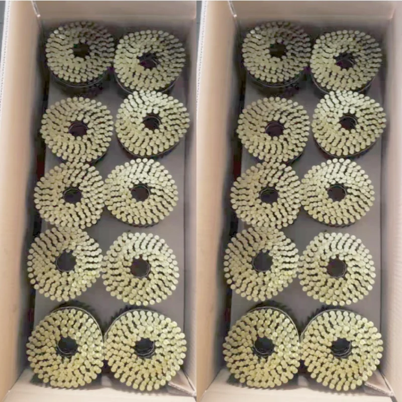 Wood pallet framing wire nails screw ring smooth shank coil nails