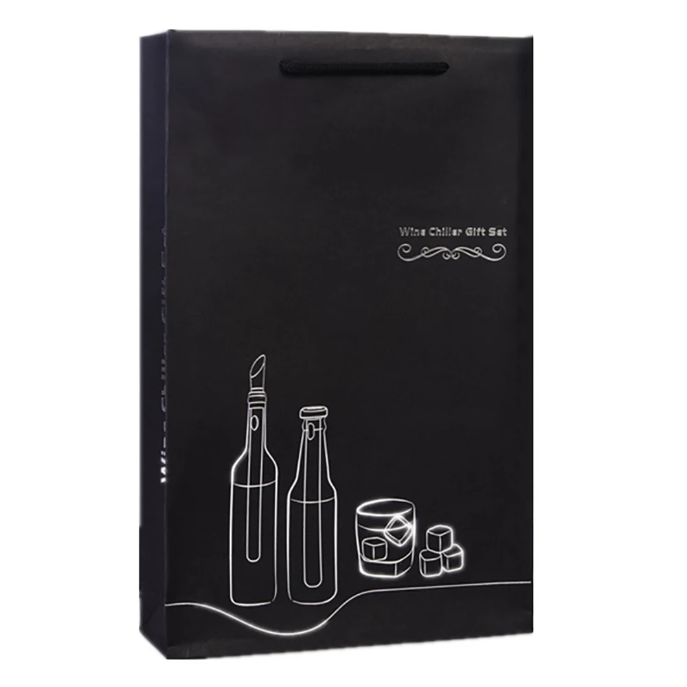 Amazon hot selling Whiskey Stone Chilling Stones Stainless Steel Ice Cubes Chiller Stick set with Storage Box