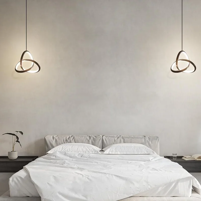 Indoor simply iron pendant Lighting Modern Copper hanging light Dinner Room drop light Lamp Gold brass Chandelier