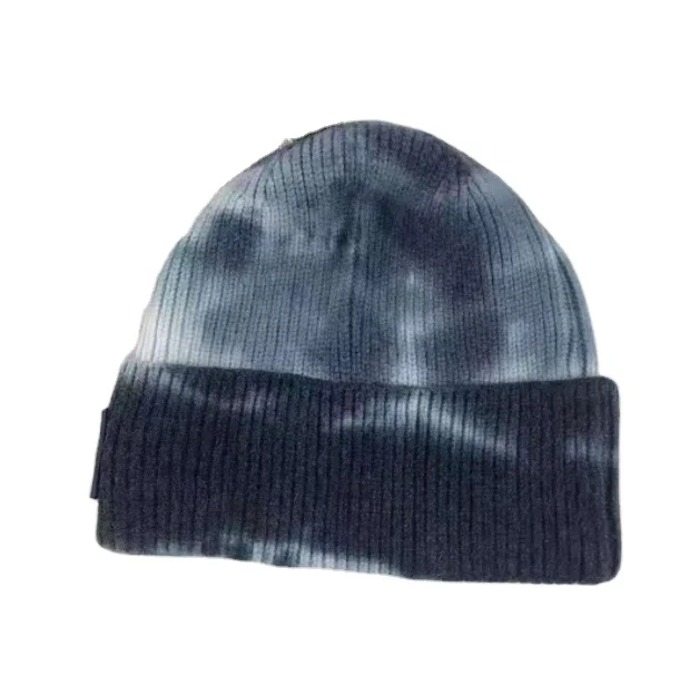 Knitted Plain Black Skate Blank Winter Wholesale Distressed Ripped Vintage Cheap Hats Caps Beanie Beanies With Hole