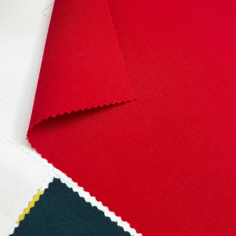 Factory customized 300/320g 65% rayon 30% nylon 5% spandex breathable sweat-absorbing organic fabric for t-shirts