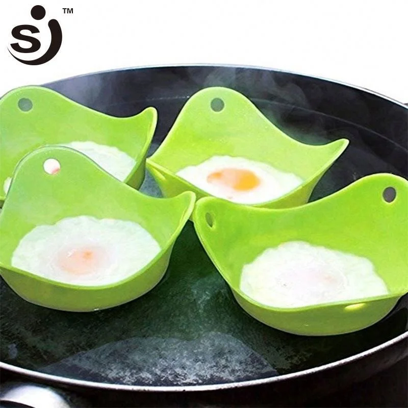 Hot Selling BPA Free Microwave Oven Safe Silicone Egg Poacher Pan