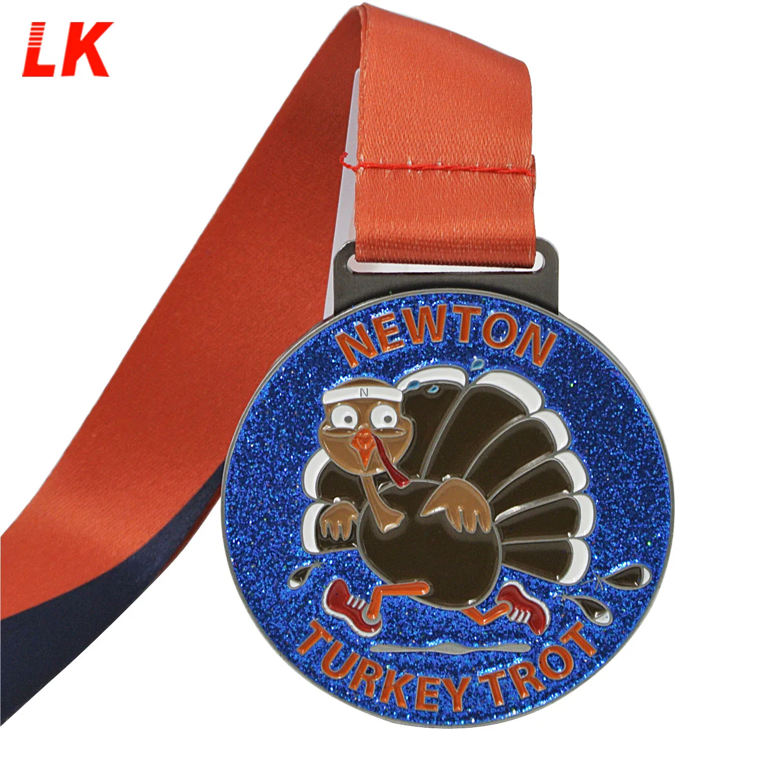 High Quality bratish Custom Sport Thanksgiving Turkey Trot souvenir Medal
