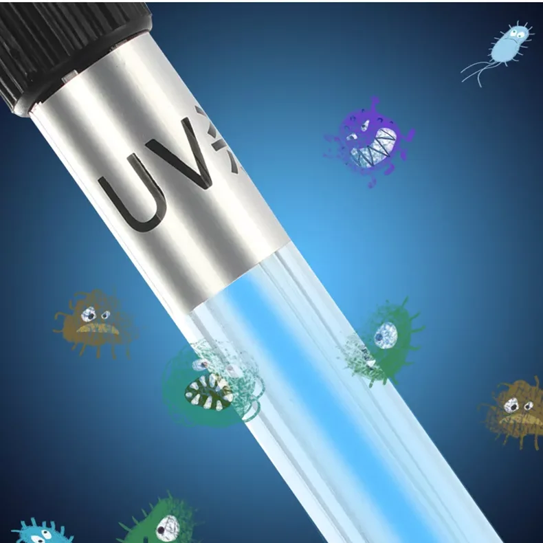 Raybow Submersible UV Light Underwater UV Lamp Waterproof Ultraviolet Light Lamp for Aquarium Fish Tank Pond Water Clean