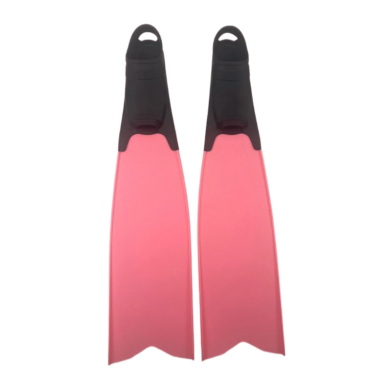 Ocean Fin Foot Pockets custom logo color Professional Adult Carbon Fiber Training Spearfishing Long Diving Freediving Fins