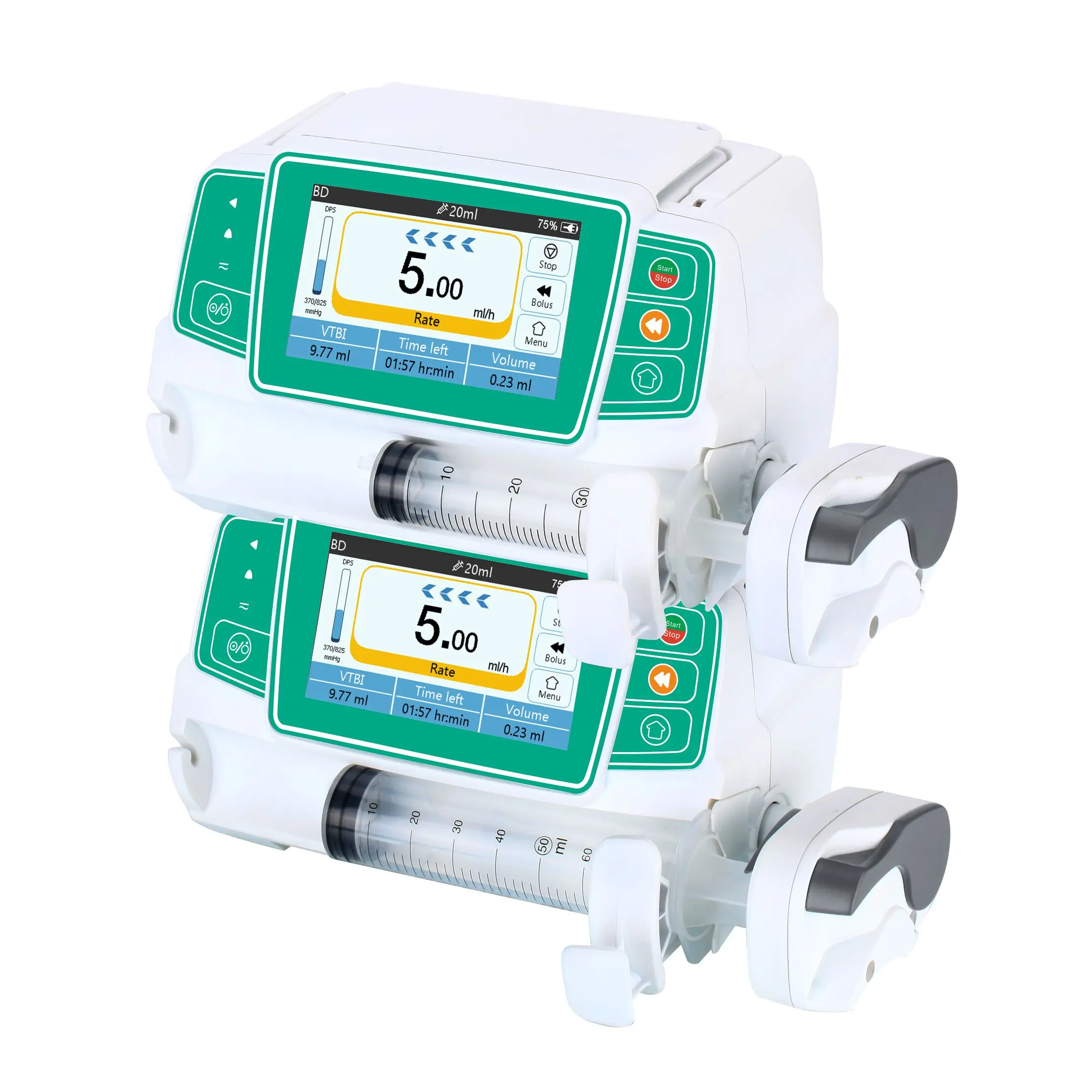 
Clinic hospital medical Stackable Single channel Syringe Pump price 