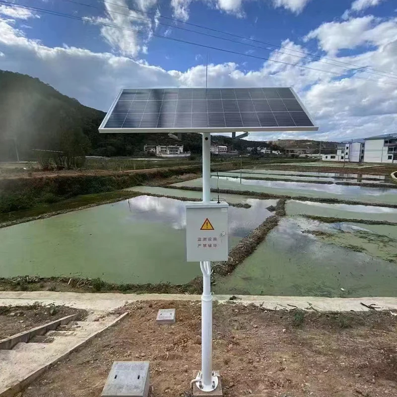 Complete DC solar kit with battery and inverter Pile 200w Solar Panel CCTV For wind speed weather station