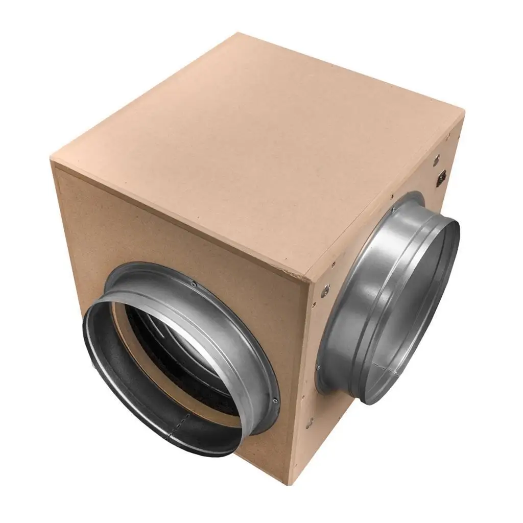 New Design Greenhouse Fan Air Circulation Acoustic MDF Box Fan MDF With Wooden Panels acoustic foam ACOUSTIC BOX FAN