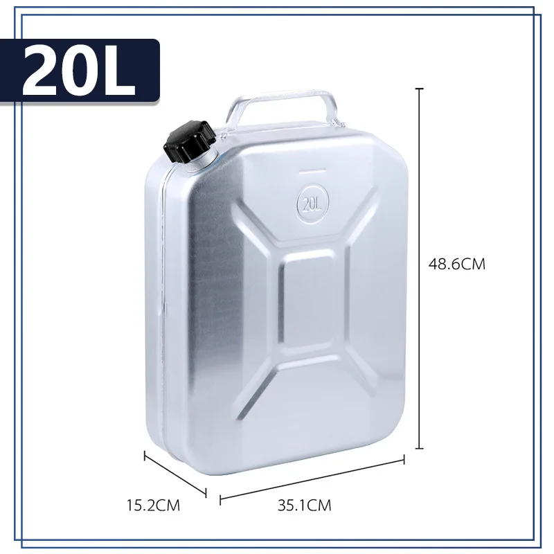 Russian Model Aluminum Gasoline Tank Portable Handheld Fuel Tank 20L