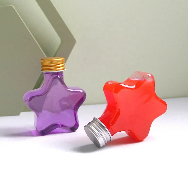 Wholesale Customized 50ml Clear Unique Juice Water christmas ball plastic bottles