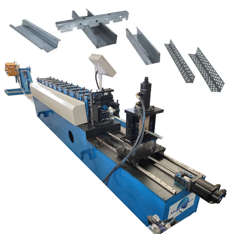 Iron making sheet metal radius angle roll forming machines L corner bead keel making machine