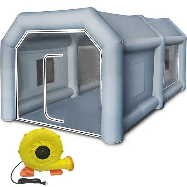 Large Inflatable Car Garage Tent Customized Inflatable Cube Tents For Car Oxford Fabric Inflatable Tent