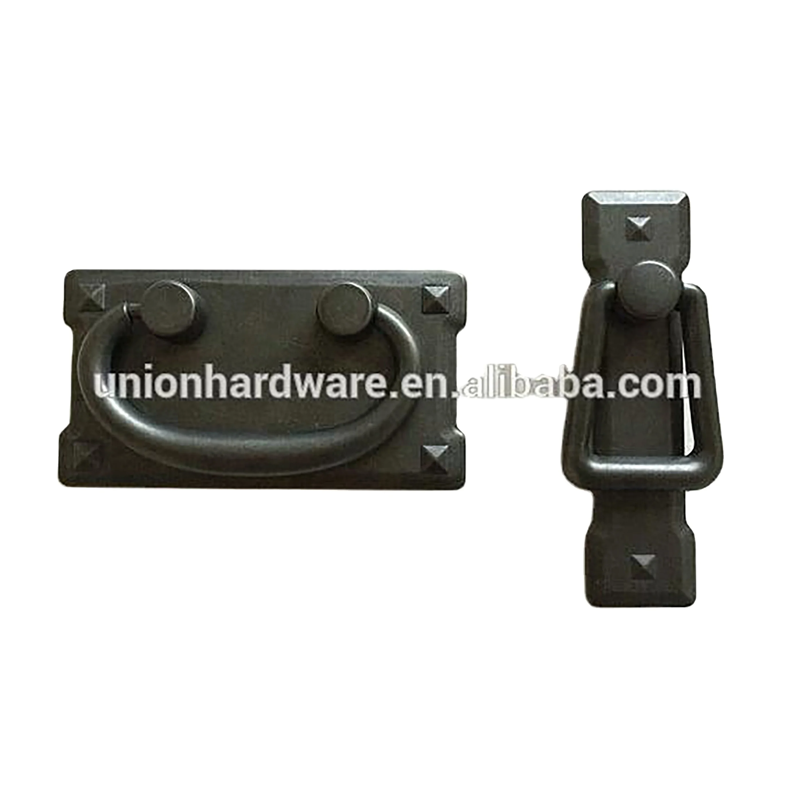 Vintage door handle Oil Rubbed Bronze Zinc Alloy Square Drawer Handles and knobs square pull