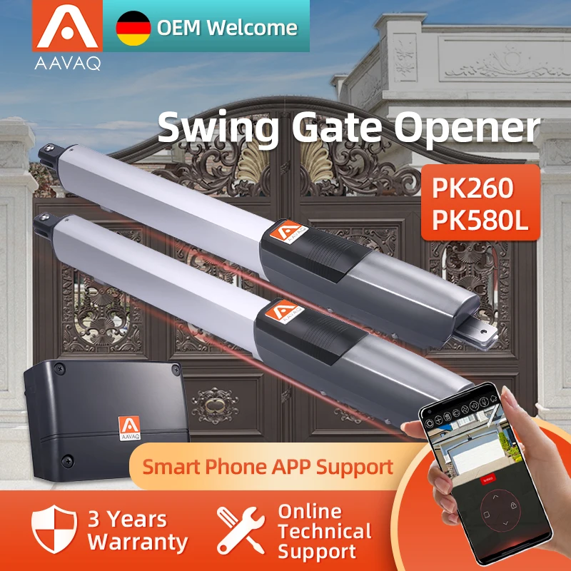 AAVAQ PK Series actuators gate opener smart gate opener swing gate opener
