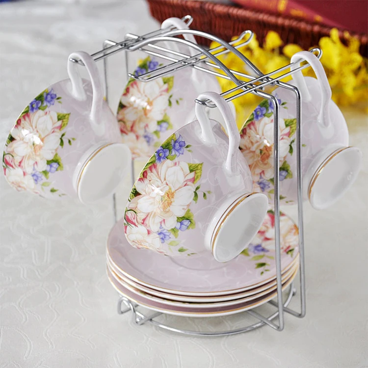 antique bulk fine bone china ceramic coffee cup and saucer ,  porcelain tea cup and saucer set