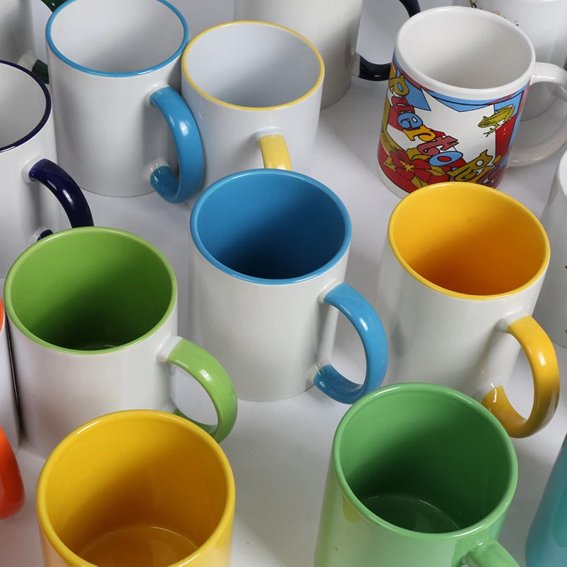 Wholesale Ceramic mug Custom Logo Coffee Mug Milk Cup White Blank Sublimation Mugs