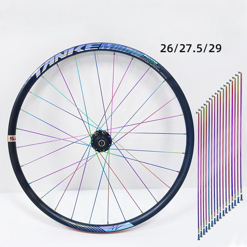 China Factory Supply Bicycle SpokeSpoke Nipple in Rainbow Price  Bike Rim Spoke With Nipple Customized Length