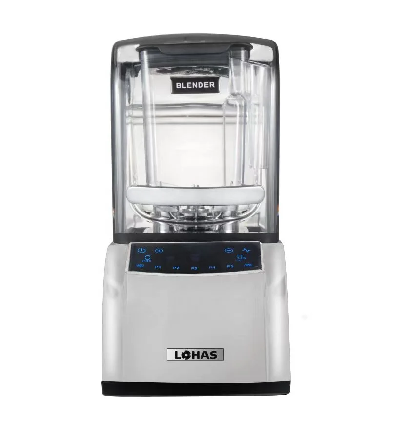 2200W Professional Commercial Blender With Shield Quiet Sound Enclosure 2200W Industries Strong and Quiet Beautiful design