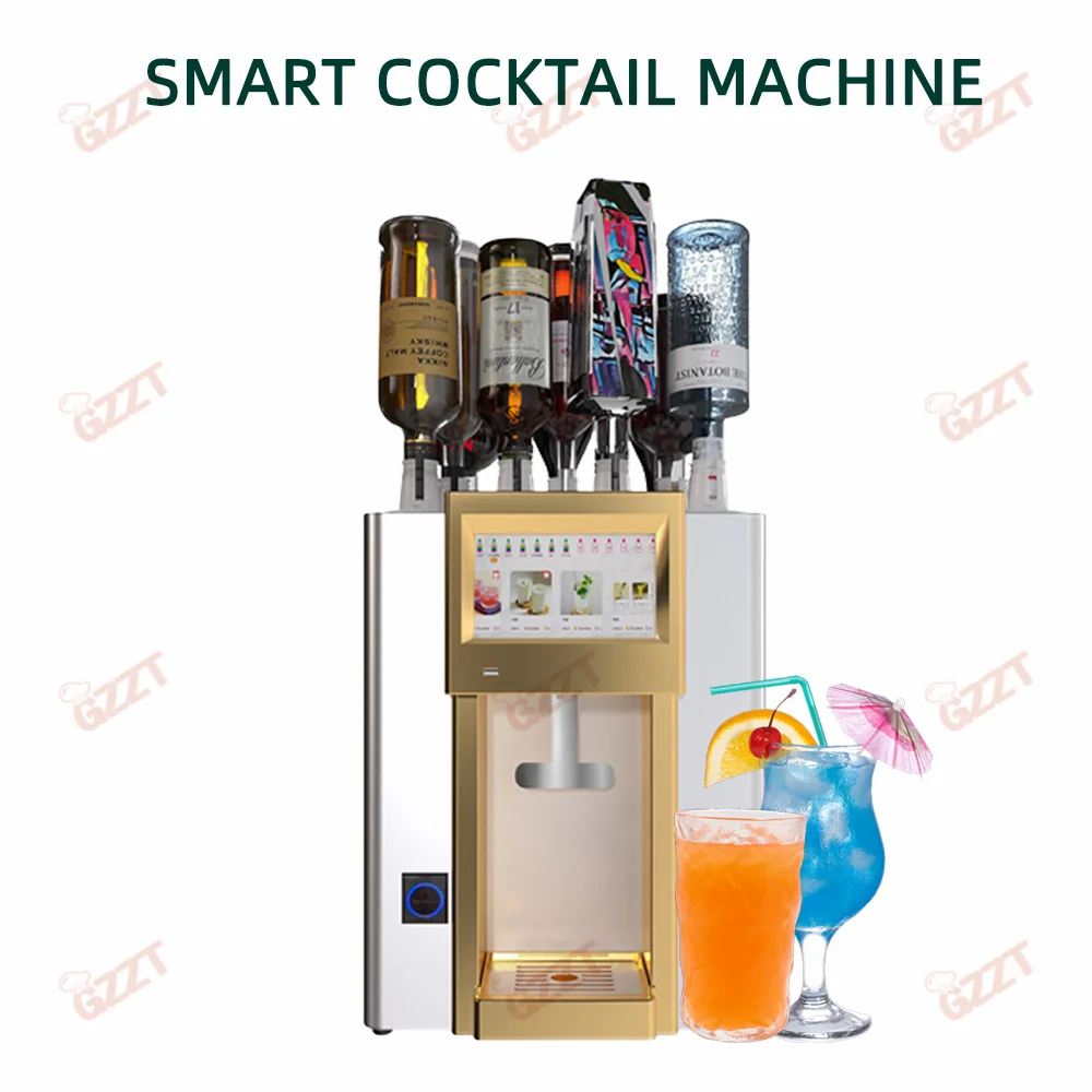 Hotel Bar Equipment Programmable 13 Bottle Seats Automatic Cocktail Dispenser Machine More than 100 kinds of cocktail recipes