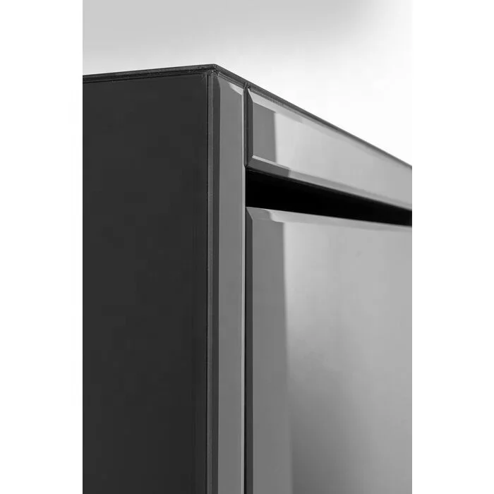 Yiju Shoe Cabinet Mirror Shoes Storage Rack living room set rotating tier layer Mirror door wooden 16 pairs shoe cabinet