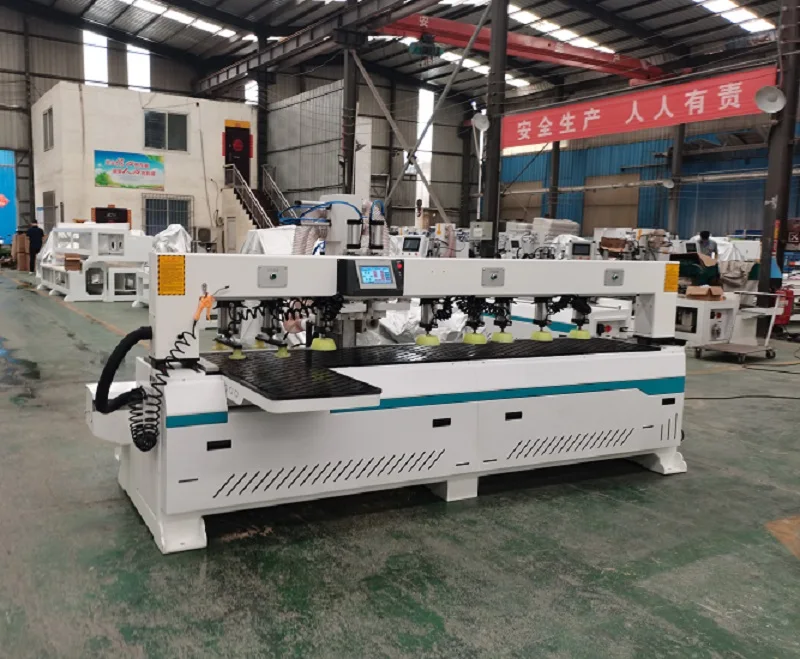 cnc milling vertical cabinet invisible three hinges drilling machine wood bar multi spindle drilling milling machines