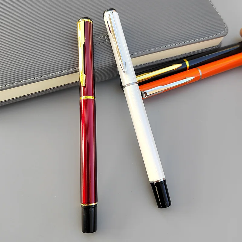 Multi-Color Advertising Gift Signature Pen Business Office Stationery Neutral Pen Engraved Logo Metal Jewel Pen Wholesale