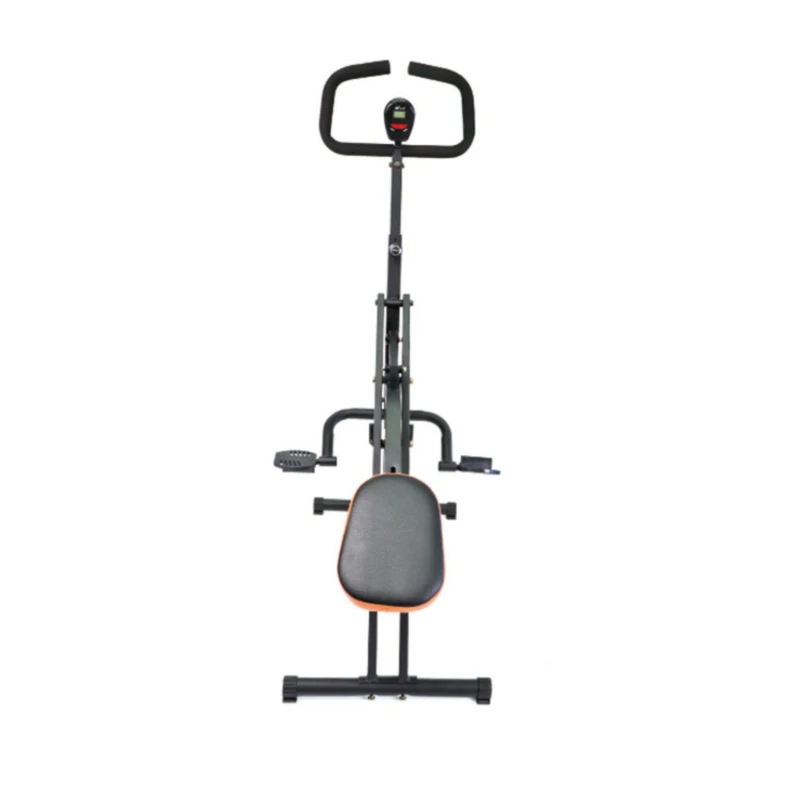 Upright Gym Fitness Equipment Exercise AB Abdominal Crunch Home Gym Horse Riding Folding Handle Adjustable Squat Rider Machine