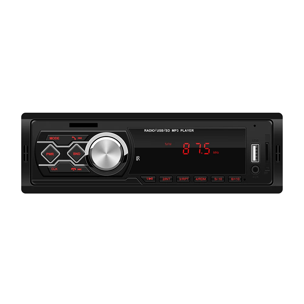 small power 1029 1 din car radio mp3 with fm sd uab aux no bT