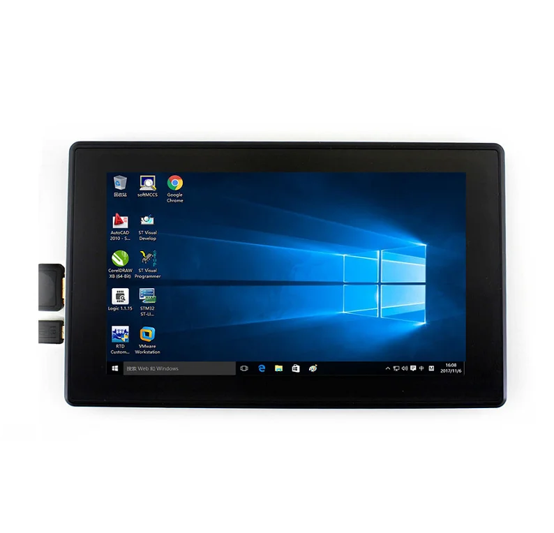 Raspberry Pi Display 7 inch DSI LCD 800*480 Supports Windows 11 / 10 / 8.1 / 8 / 7 10-point touch driver free