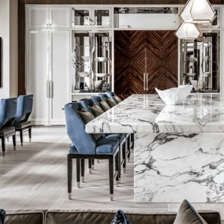 Customized Luxury Modern Velvet Fabric High Counter Height Bar Chairs Stools For Kitchen Restaurant Bar