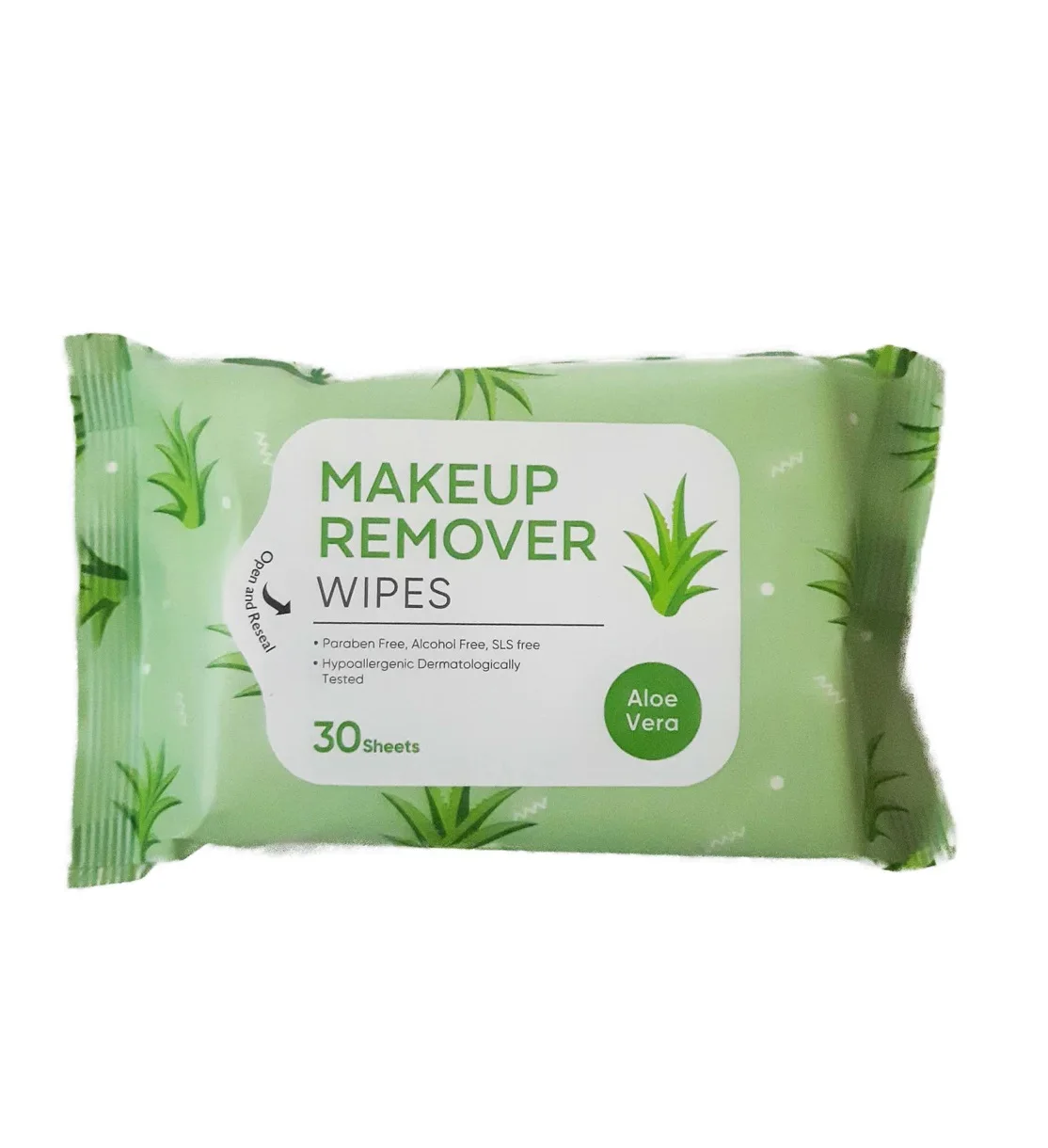 OEM Custom Disposable Refreshing Skin Care Organic Makeup Remover Cleansing Face Wipes