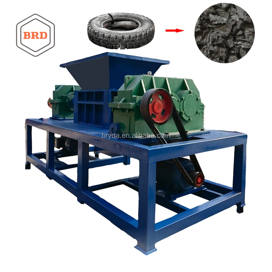 BRD-1000 Compact Design tire Shredder for Easy Transport and Operation