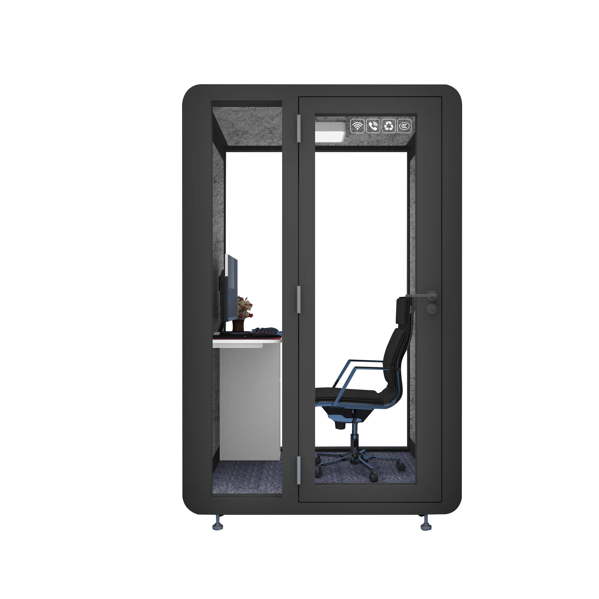 Oem Custom Movable Meeting Room Pod Studio Sound Proof Booth Garden Office Pod Work Pod Office Meeting Room Soundproof