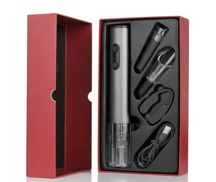 SUNWAY Most Seller Amazon 2022 New Ideas Promotional Wine Opener Electric Auto Gift Set for Business Gadgets