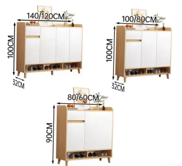 Space Saving Home Simple Shoe Rack Multi-layer Door Storage Shoe Cabinet