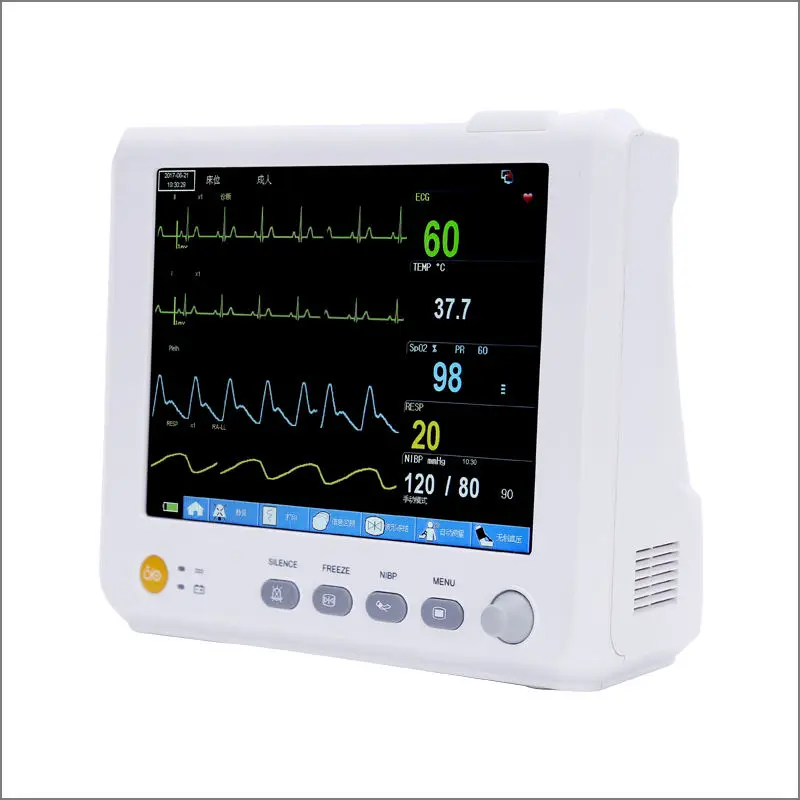 Inexpensive 8-inch ICU monitor Medical equipment Hospital Ambulance Portable multi-parameter monitor for vital signs