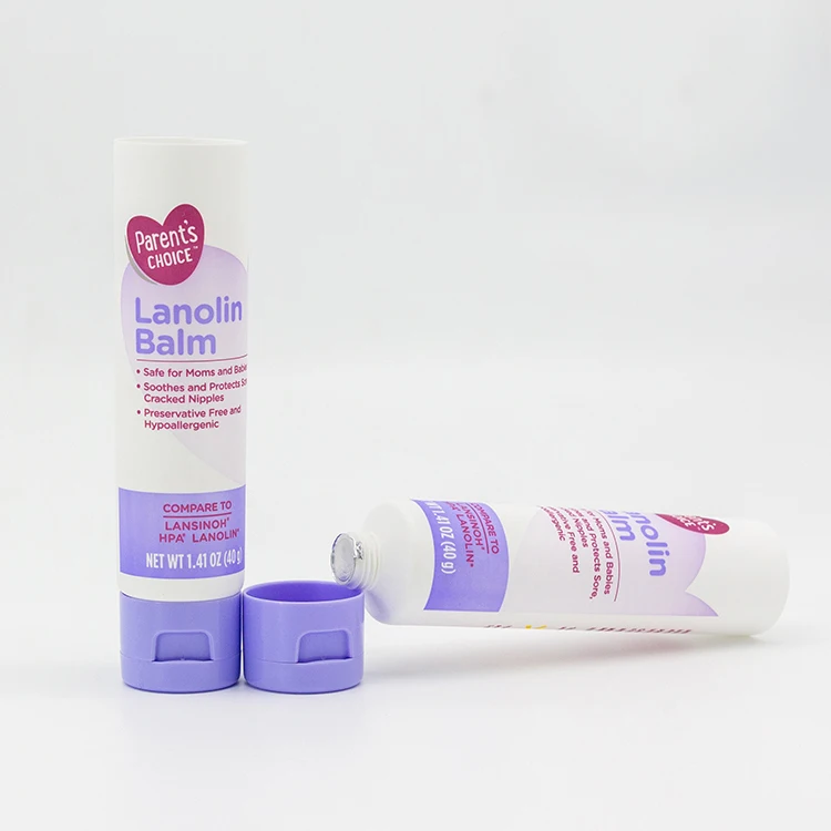 Hot sale soft touch PE plastic cosmetic cream tube packaging with competitive price