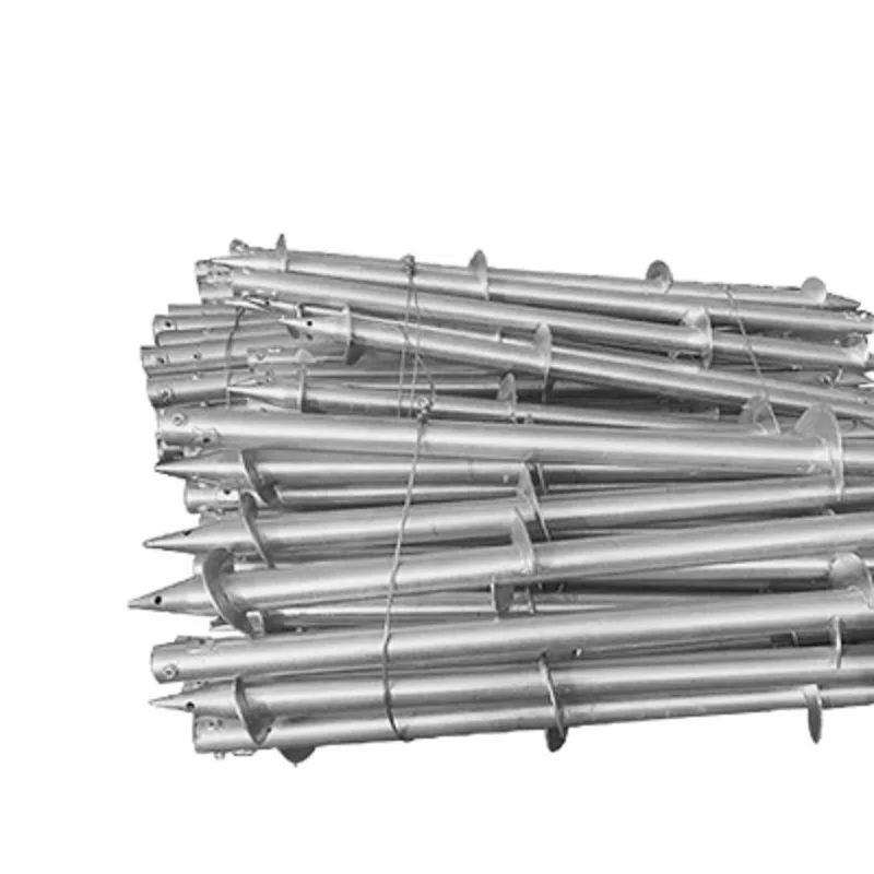 Ground Anchor Ground Screw Pile Concrete Ground Anchor Screw Mounting Solar Racking Pipe in Stock