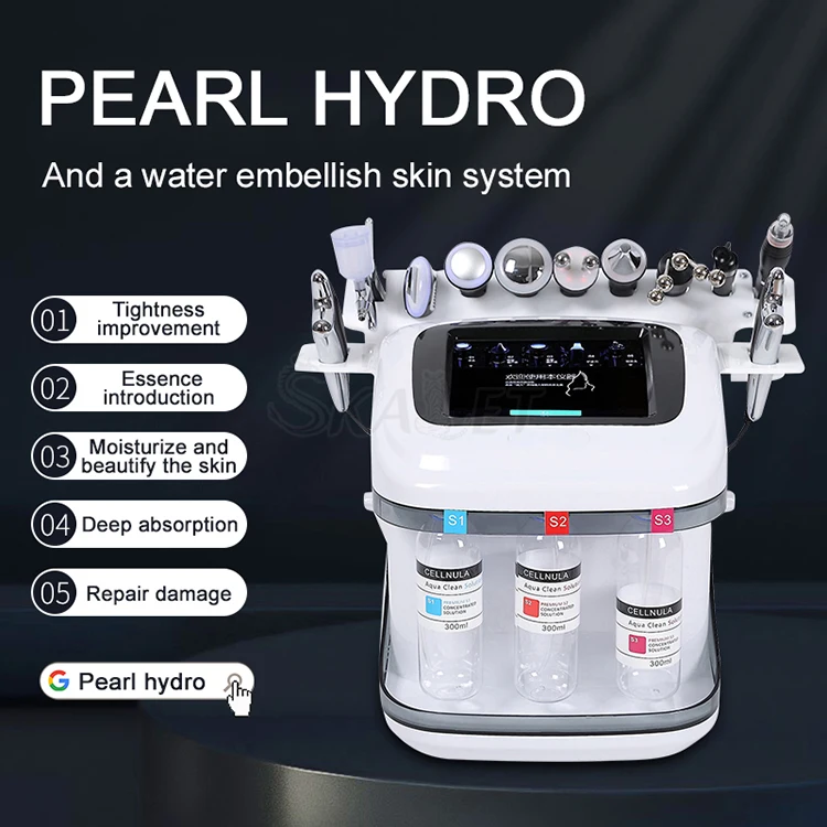 Hydro Microdermabrasion Oxygen Jet Aqua Facials Skin Care Cleaning Hydra Dermabrasion Facial Machine