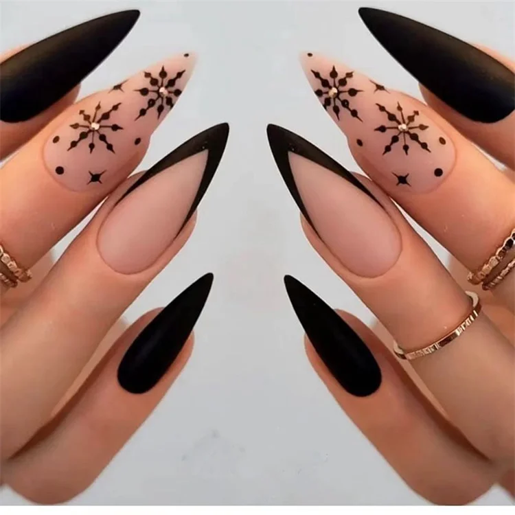 High Quality Press On Nails Sexy Leopard Designed Nail Tips Supplies