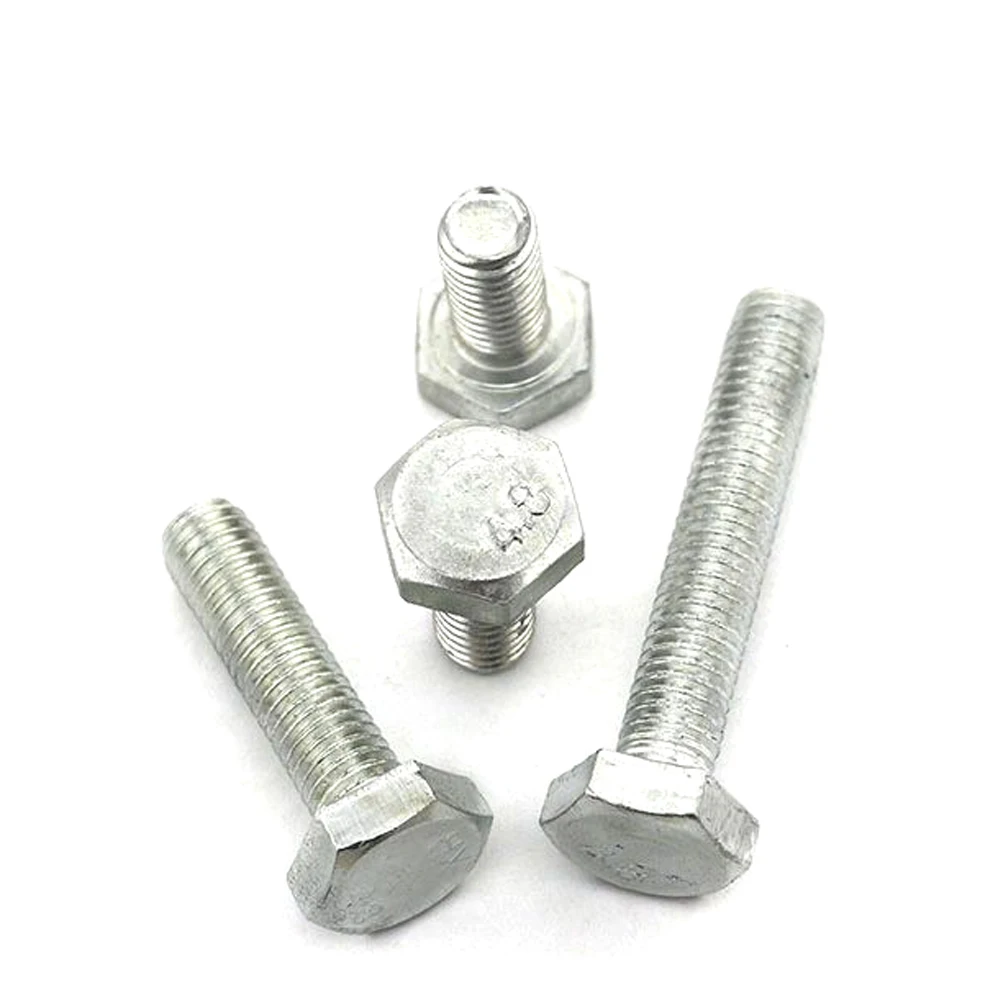 Stainless hex head bolts a2-70 M12x1.25x20 price bolt and nut din 933