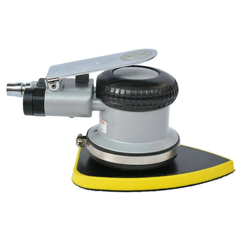 90mm*135mm Air Sander Polishing Wood Metal Pneumatic Buffing Polisher Tools Borntun Triangle Random Orbital Pneumatic Air Sander
