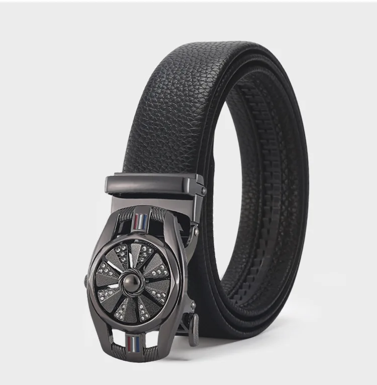 2022 Valentine gift for him Fashion  Men Belt PU Belts Connection with Metal Buckles 3.5cm Width Black Brown Color Cambodia